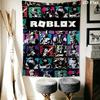 Roblox Poster Wall Hanging Printed Fabric Blanket Decorative Tapestries for Bedroom Living Room Home Decor