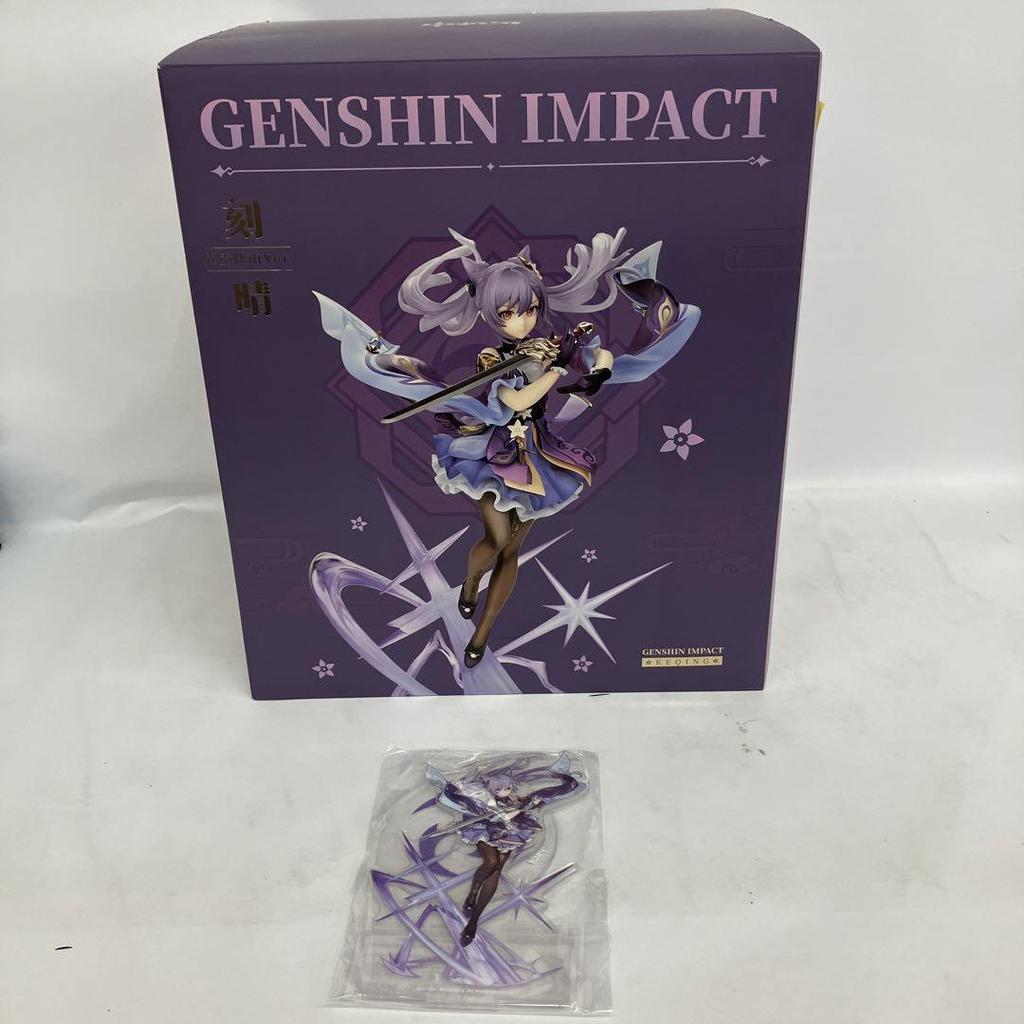 [USED] JF8021 Genshin Impact Keqing Figure (Fast Rain Ver.) with Bonus