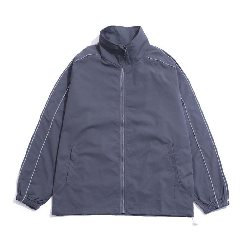 Unisex Oversized Casual Jacket Windproof Lightweight Outerwear Youth