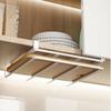 Pot Lid Storage Cabinet Lower Hanger Non-punching Kitchen Cabinet Hanging Holder  Kitchen Supply
