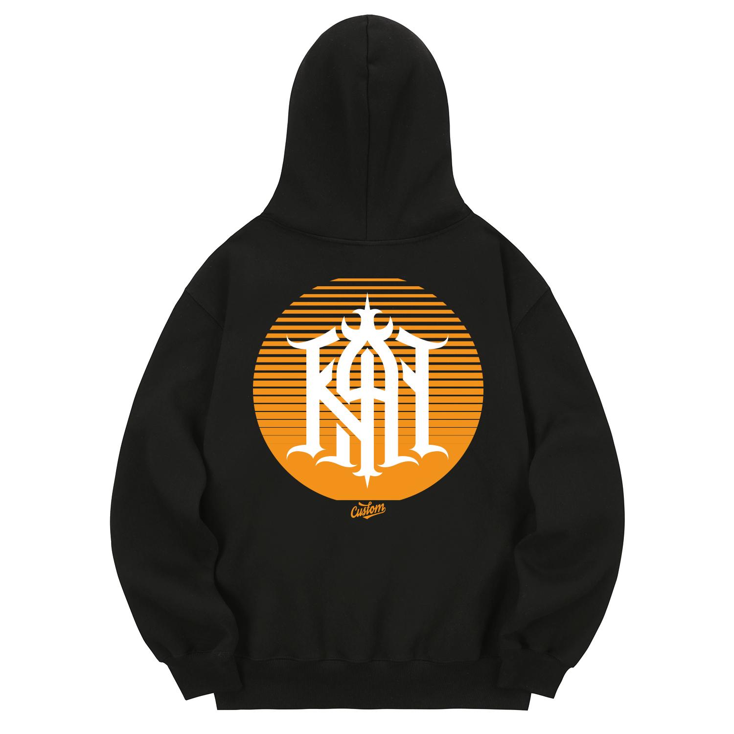Хан 6312 Khb0158 Худи Khan Custom Symbol с флисовой подкладкой - Черный L