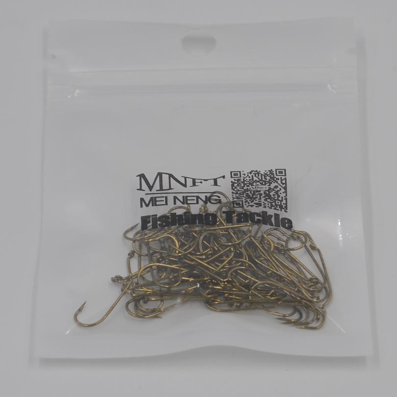 MNFT 200PCS/Lot 10# Copper Color Long Shank Fly Tying DIY Fish Hook Sharpened Hooks From Fly Tying Material Size: 20mm * 6mm