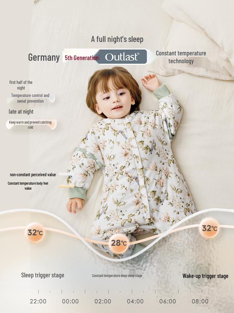 iBaby Wool Baby Sleeping Bag - Autumn/Winter Anti-Kick Quilt