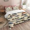 Comforter Vintage Painted Train Railway Pattern 3D Printed Simple Style Bedding Set Soft Comfortable S