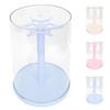 Rotatable Figures Doll Display Case Dolls Rotatable Clear Display Case Anti Aging 360° Rotation Protective for Doll Collection