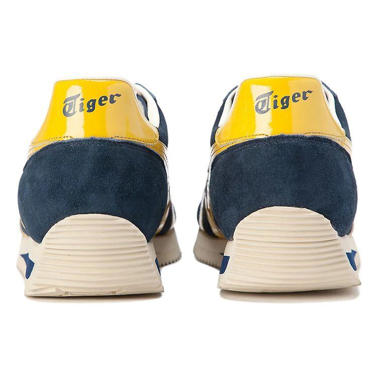 ONITSUKA TIGER Moal 77 Nm Color Block Comfortable Durable Low Top Running Shoes Unisex Sneaker Navy-Blue 1183B437-400