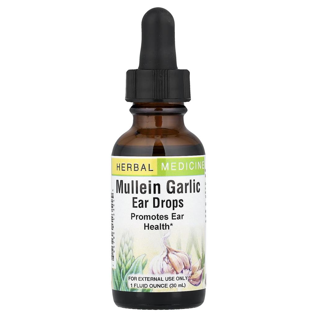 Herbs Etc. Mullein Garlic Ear Drops, 30ml (1 Fl Oz)