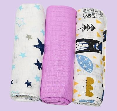 Cloth diapers, 3 pieces (set F)