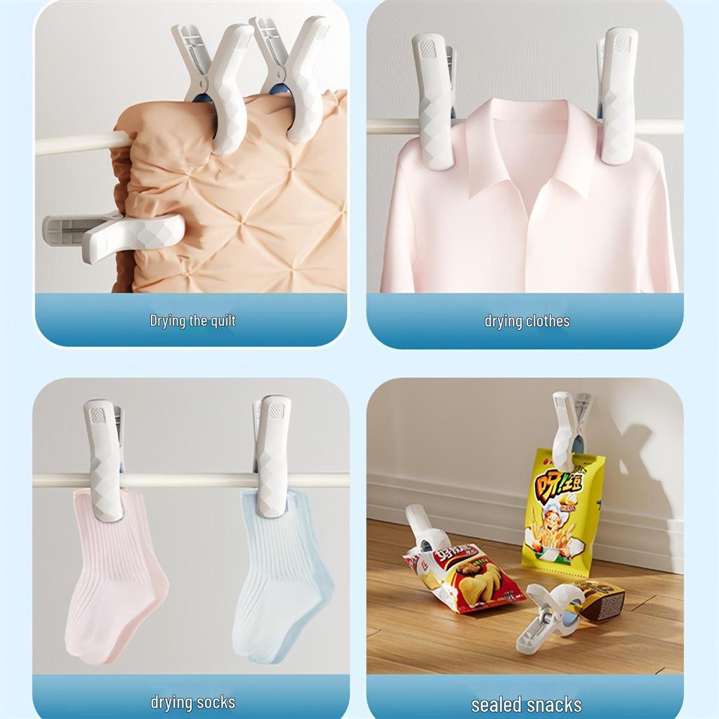 Windproof Large Plastic Quilt Clips: Strong Clothes Pegs for Drying Sheets