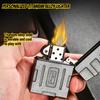 New Popular Titanium Alloy Lighter Convenient Flip Cover Cigarette Lighter Durable Men's Gift Cigarette Accessories
