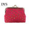 Lipstick Sample Holder Golden Star Coin Purse, Women Denim Change Kiss Retro Style Pouch Lock Closure for Folded Cash Coins Cards Bag