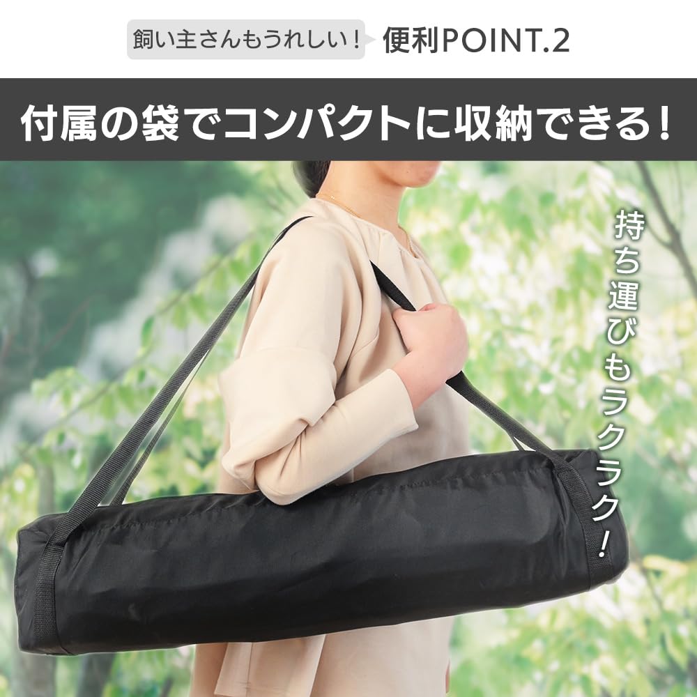 Shinsei International Folding Pet Carrier for Dogs and Medium Navy Cats, Size,