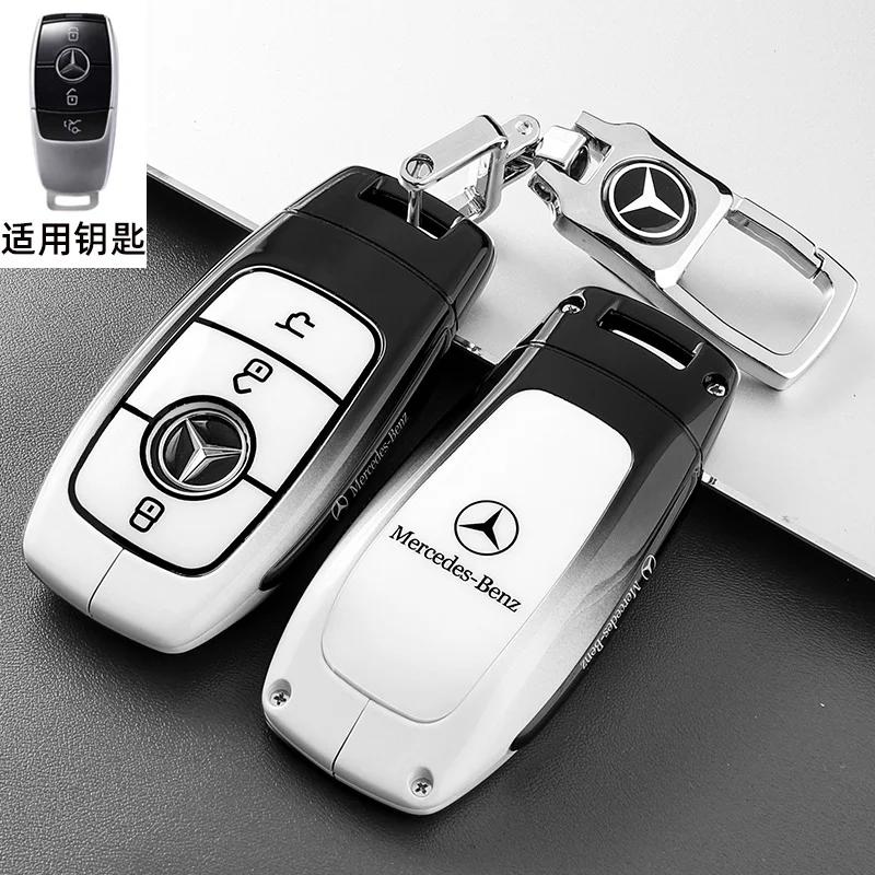 Car Key Case Cover for Mercedes Benz E C S GLC Class E200 E400 E63 W213 S550 S560 C260 A200 Key Shell Protector qq1