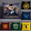 FILM HARRY POTTER HOT COOL Pillow Case Square Double-Sided Printing Short Plush Sofa Cushion Cover Bedroom Bedside Pillow