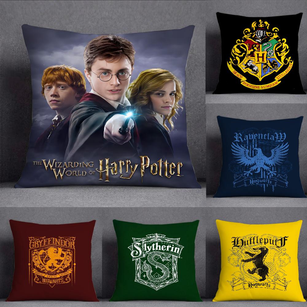 FILM HARRY POTTER GORĄCY CHŁODNY Poszewka na poduszkę Kwadratowa Dwustronny Druk Krótki Plusz Pokrowiec na poduszkę do sofy Sypialnia Poduszka nocna
