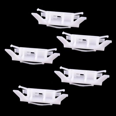 5Pcs/Set Plastic White Car Roof Drip Trim Moulding Holder Clip 91572SDAA01 Fit For Honda Accord Civic Acura TL TSX 91572-SDA-A01