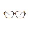 Prada optical glasses [Available prescriptions] SIGNATURE signature series classic style business executive Yellow tortoise 55 original box and bag