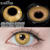 Eyeshare 1 Pair of Stylish Color Contact Lenses Bright Blue Soft Lenses Green Contact Lenses Annual Brown Glasses Lenses Gray Beauty Contact Lenses