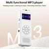 High Capacity MP3 Music Player Built-in Speaker Mini Music Player Student MP3  Children Gift