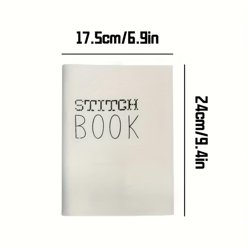 1 Set - French Embroidery Book with 106 Techniques, Sewing Manual, Creative Mini Sewing Book, Embroidery Thread Guide, Portable Travel Mini Sewing Kit