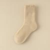 5 Pairs of Women's Autumn and Winter Fleece Thickened Warm Circle Wool Stockings