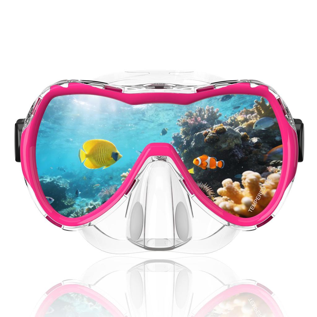 Silicone Tempered Glass Snorkel & Diving Mask