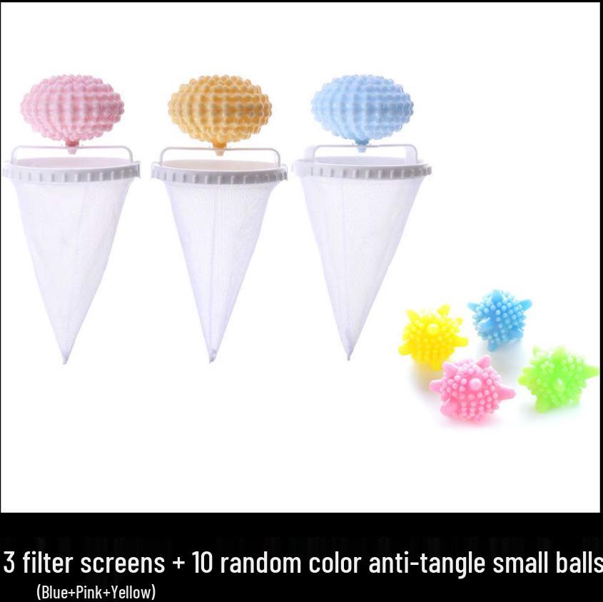 5th Gen 2-in-1 Washing Machine Lint & Debris Filter with Mesh Bag and Laundry Balls