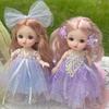 Bambola Moda Carina Non Tossica da 17 cm con Vestiti e Scarpe Articolata 13 Articolazioni Viso Carino Dolce Regalo di Compleanno per Bambini Giocattoli per Bambini Bambole Principessa