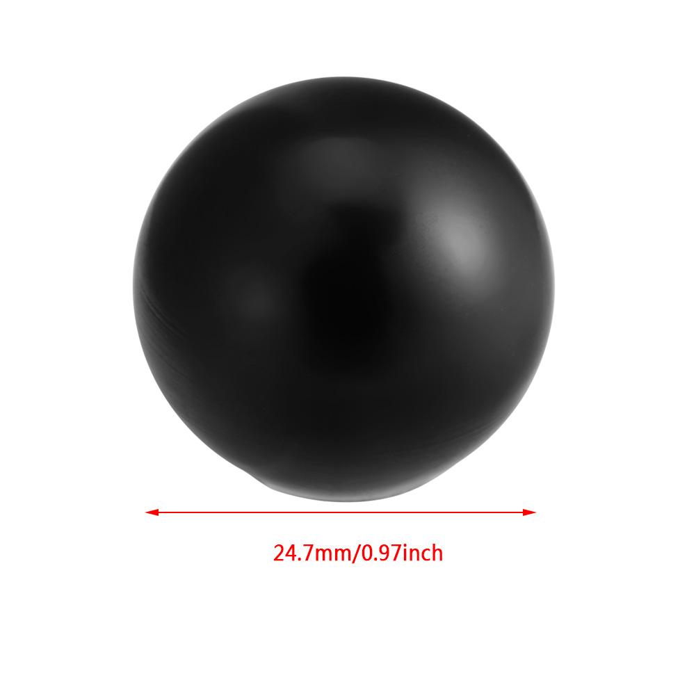 10 bucăți universale strunguri tractor mașină plastic rotund bilă buton mâner (Negru AM8*25)