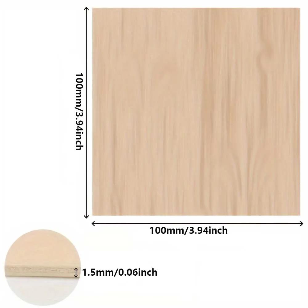 5-20Pcs Model Making Balsa Wood Sheets ,Balsa Wood Sheets Ply in Multiple Sizes & Thickness, Easy to Cut for DIY Crafts