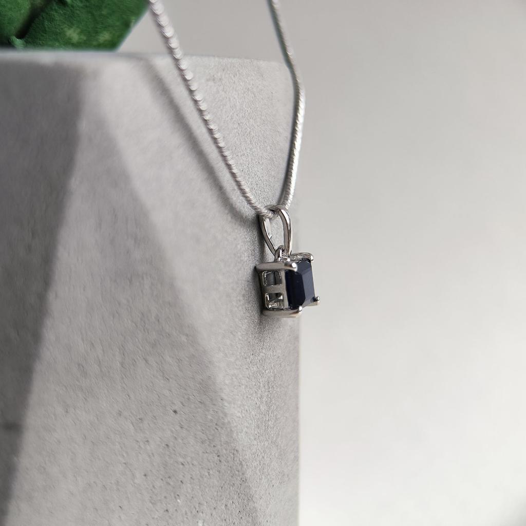 Серебряная подвеска с сапфиром 0.772ct (2202431)