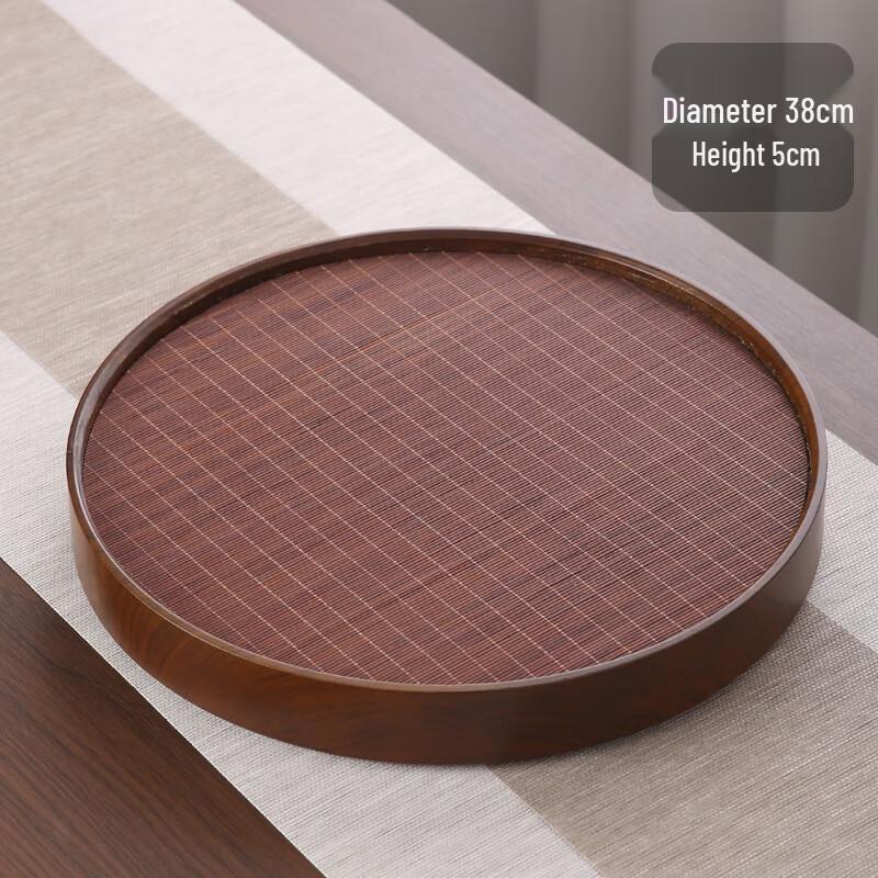 Bamboo Round Tea Tray