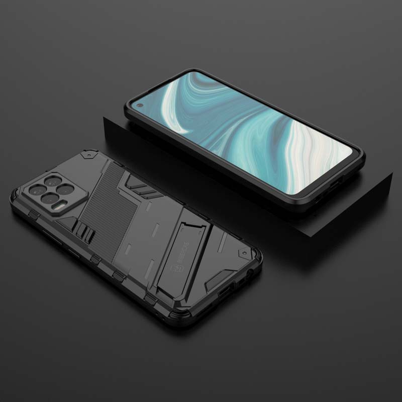 Armor Case for Realme 8 Pro Shockproof Lens Camera Protective Robot Holder Back for OPPO Realme 7 Pro 8 Realme8 Phone Cover