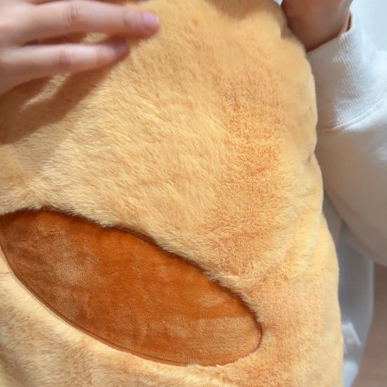 Baguette Pillow Cuddly Stuffed Bread Plush Toy Funny Baguette Shape Throw Pillow Christmas Gift for Girls Boys Sofa Bed Couch Use