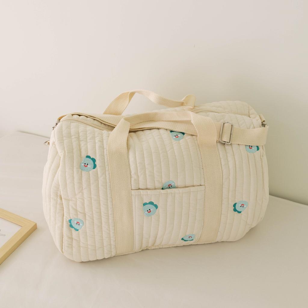 Name Custom Mommy Bag, Little Bear Mother and Baby Bag, Large Capacity Outgoing Storage Bag, Embroidered Handheld Crossbody Bag
