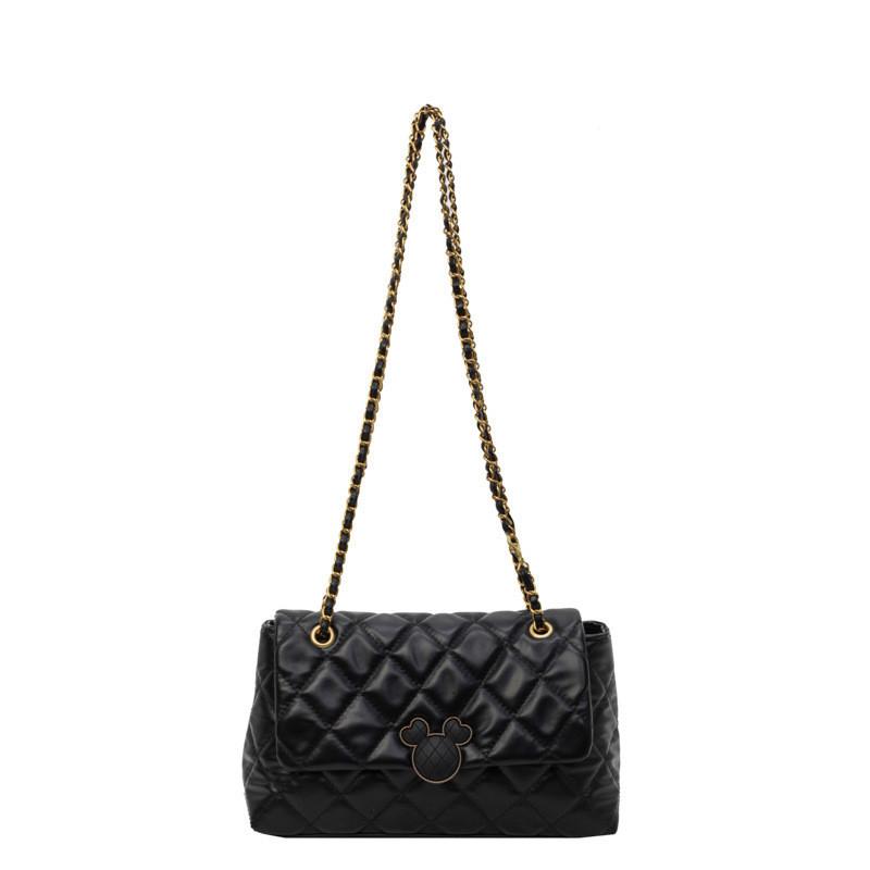 2024 New Style Cross-border Women s Bag Chic Rhombus Single Shoulder Bag Trendy Chain Bag French Underarm Bag