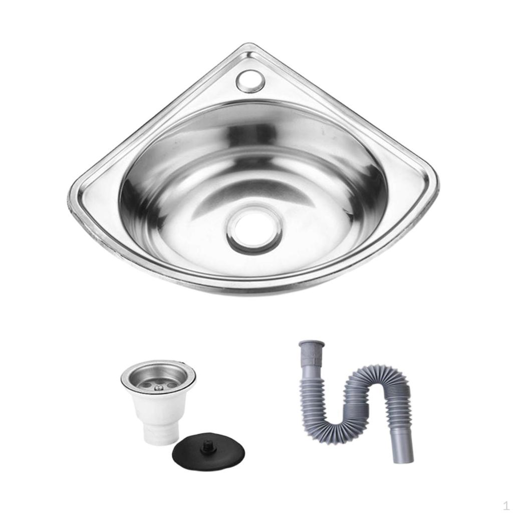 Eckwaschbecken fürs Badezimmer, Wandmontage, Mehrzweck, einfache Installation, Home Wash