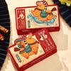 6 Cards Folding Red Envelopes Hongbao Paper Red Cash Envelopes 2026 Horse Year Cartoon New Year Money Envelope Festival Decor