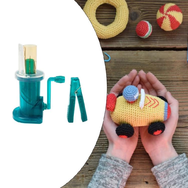 Knitting Tool Household Hand Spool Knitter Hand-Operated Weaving Knitting Machine Craft Bracelets Weave Tool