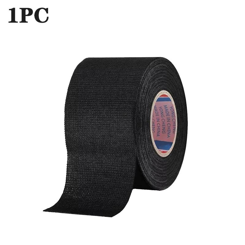 1-16PCS Automotive Wiring Harness Tape Electrical Heat-resistant Insulation Tape Automotive Electrical Line Fixing 50/15/9 Width