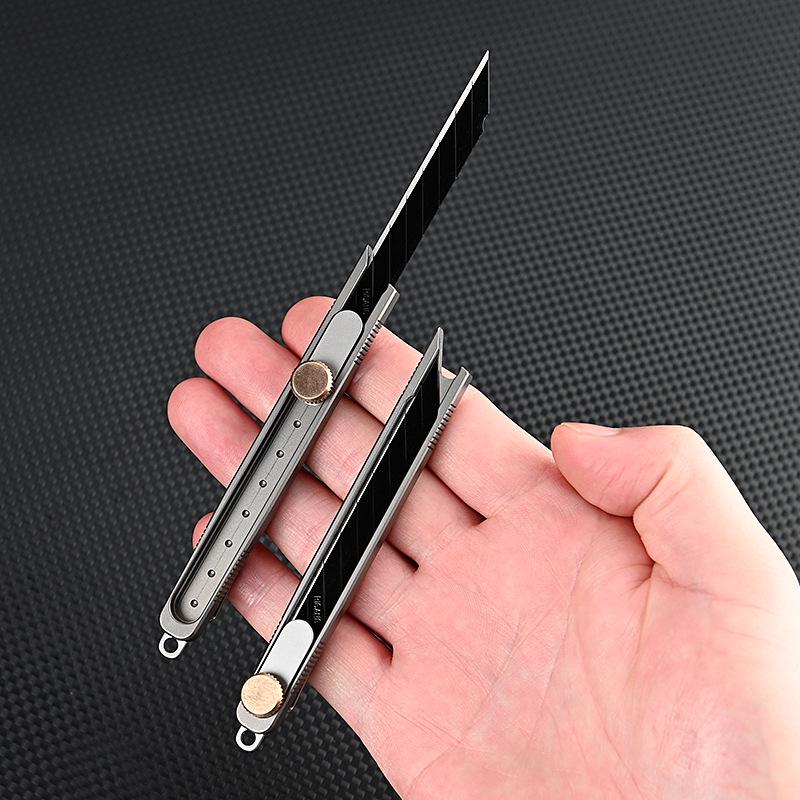 Titanium Alloy Utility Knife - Sharp Carving & Wallpaper Cutter for Office Supplies