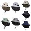 Big Brim Shawl Kids Sunscreen Hat Neck Ear Cover Kids Beach Caps Children's Summer Hat  Girls Boys