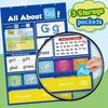 Alphabet Pocket Chart All About Alphabet Chart Interactive Letter Handwriting Practice Tool for Preschool Homeschool Classroom