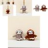 Cute Plush Monkey Keychain Adorable Long Arm Soft Toy Hanging Decoration For Bags