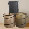 1pc Pop-up Trash Can, Outdoor Portable Camping Folding Trash Can Camping Trash Can Gardening Garden Garbage Bag Garden Leaf Buck