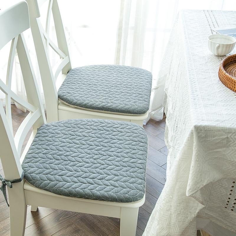 1/2/4 Pcs Nordic Style Simple Dining Chair Cushion Home Office Seat Cushions Stool Seat Mat Non-slip Buttocks Pad