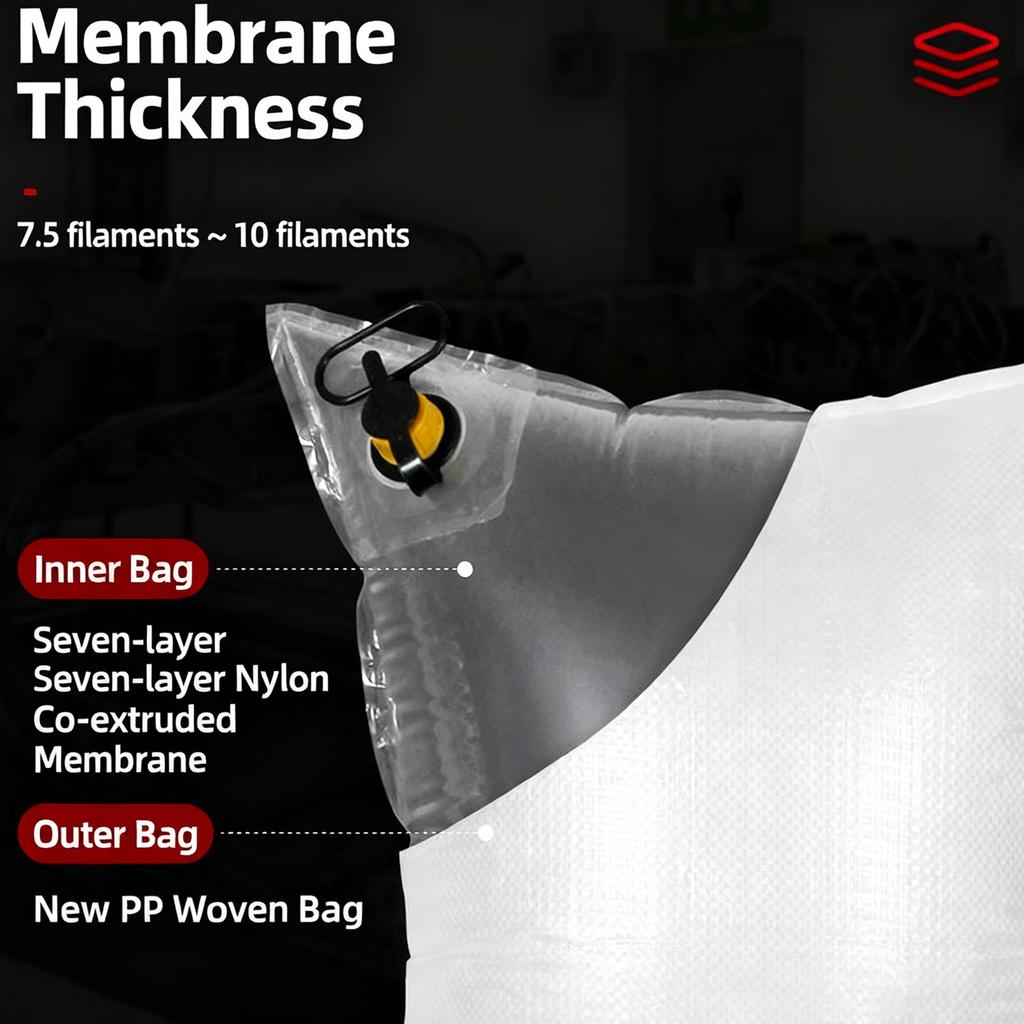 Inflatable Air Pillow For Outdoor Patio Furniture Covers Waterproof Support Cushion Prevents Rain Snow Buildup Durable PP Material