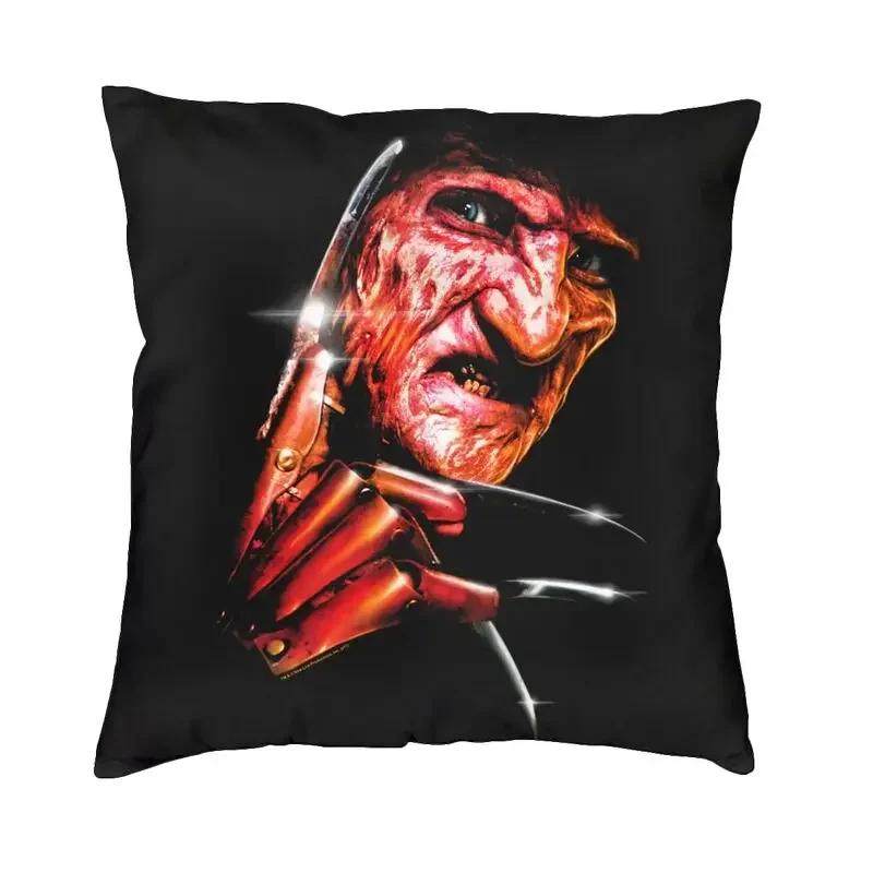 Horror Movie Character Killer Throw Pillow Cover Home Decor 3D Print Halloween Film Cushion Covers For Sofa Bedding Pillowcase