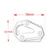 Motorcycle CNC Bracket Foot Side Bracket Extension Pad Support Plate for XSR900 GP (2022 2023 2024) (Red)