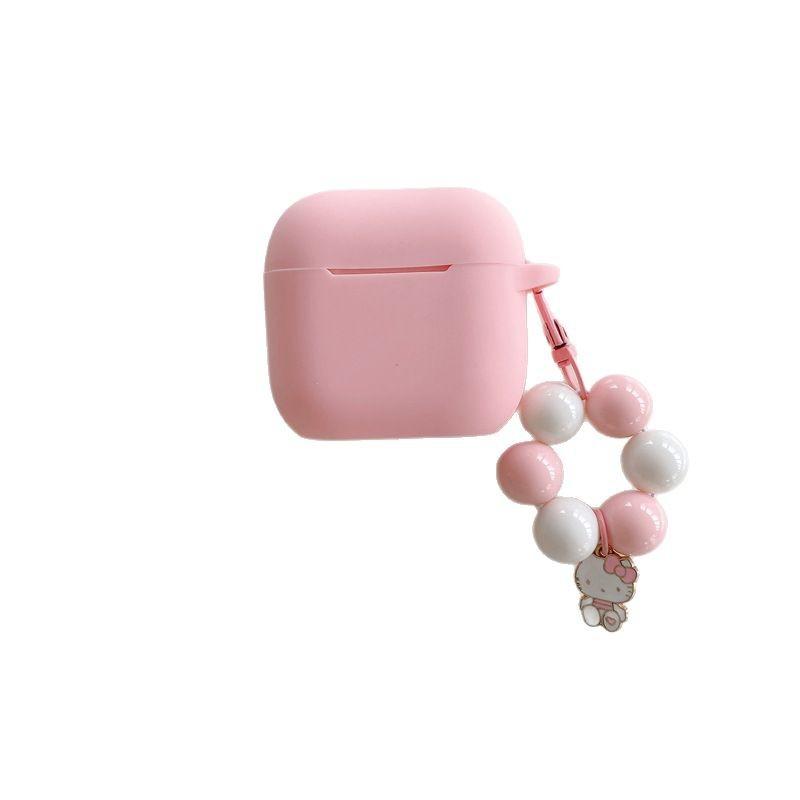 Ins Simple Kt Cat Bracelet Is Suitable for AirPods 1 Generation Protective Case, Second Generation 1st Generation Pro1 Apple Bluetooth Headset Case